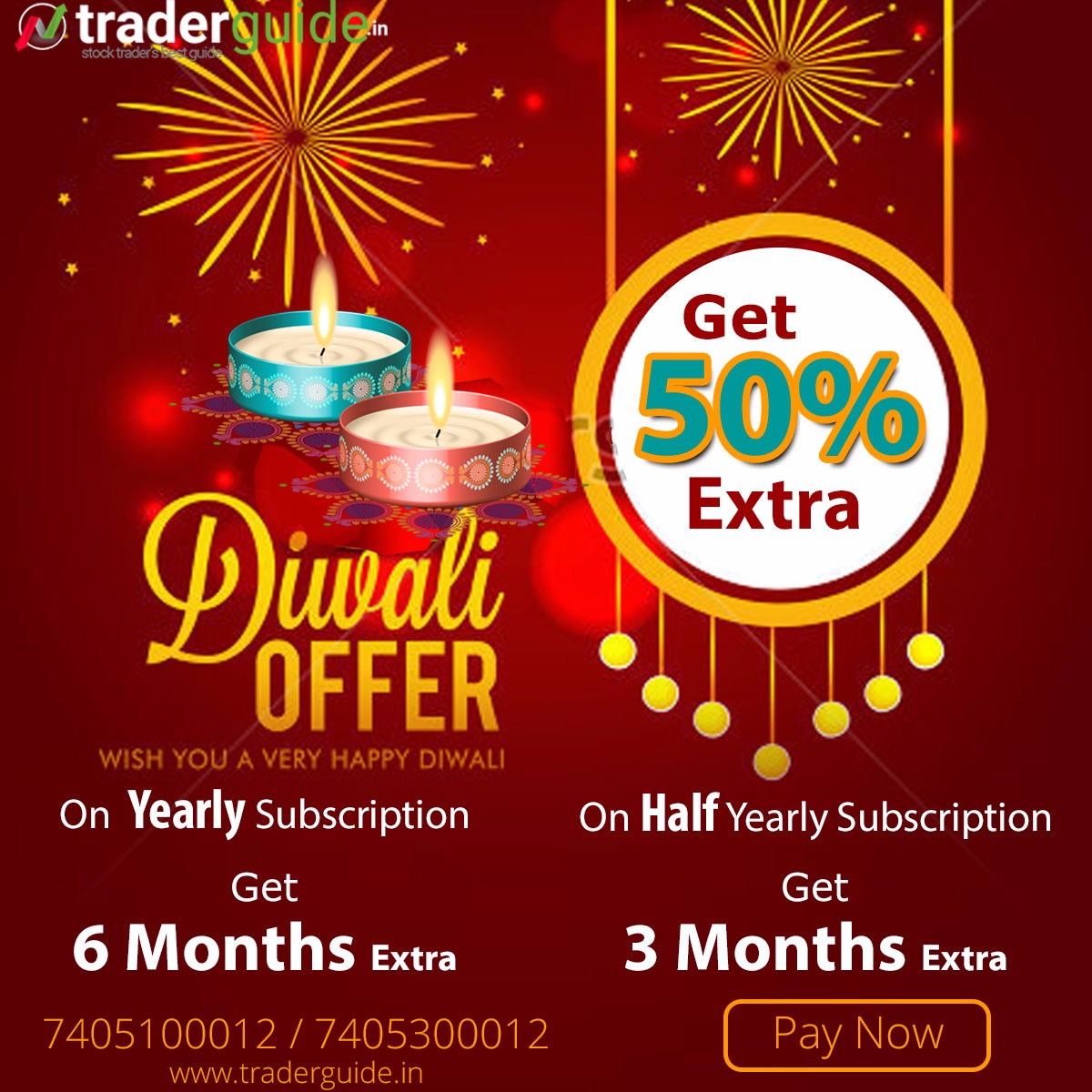 Diwali offer traderguide.in